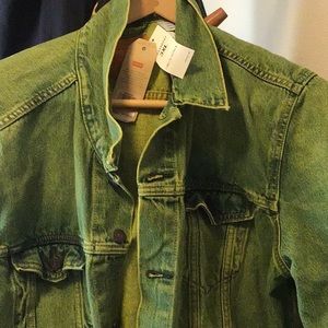 Levi’s jean jacket yellow dyed